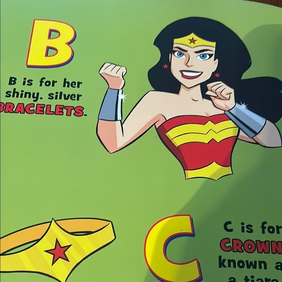 Wonder Woman ABCs Kids Book - Picture 2 of 7